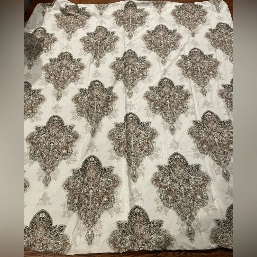 Pottery Barn Serrano Medallion Paisley Full/Queen Duvet Cover 100% Cotton